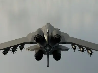 Strategic Bomber 3D model by jsf35f35