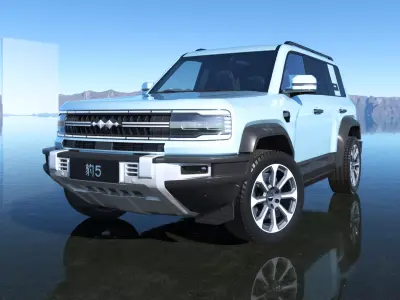 2023 BYD Formula Leopard5 Flagship Edition Low-poly 3D model