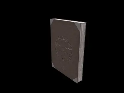 Old books Free low-poly 3D model