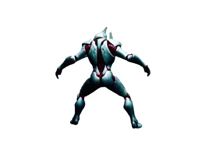 Cyber Sentinel - Futuristic Warrior 3D model 3D model