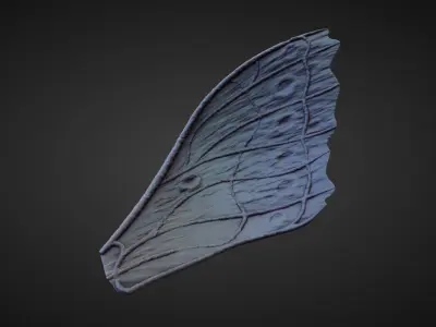 WING37 high poly sculpt 3D model