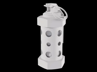 Stun Granade FBI 3D model