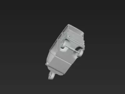 Auto Rickshaw 3D Model Transport Concept 3D print model