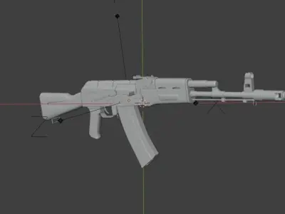AK-47 3DMODEL Free 3D model