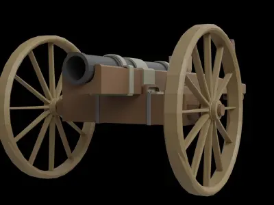 Cannon Century 15 th Free 3D model