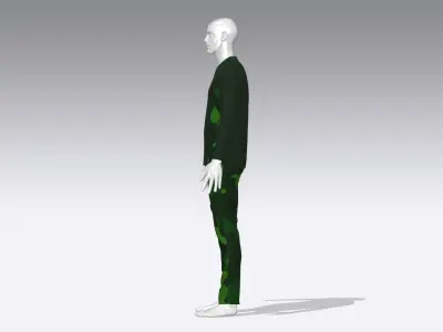 Soldier Uniform  Low-poly 3D model