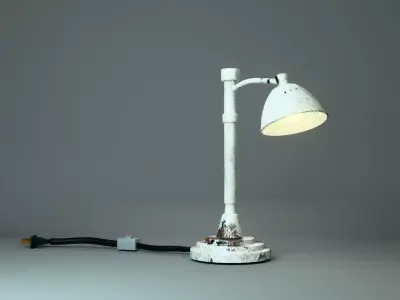 Modern Desk Lamp 3D  Low Poly PBR Game Ready Low-poly 3D model