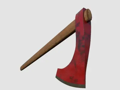 Axe Tool Low-poly 3D model purchase