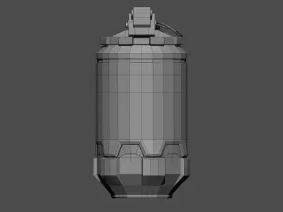 Grenade rtx Low-poly 3D model