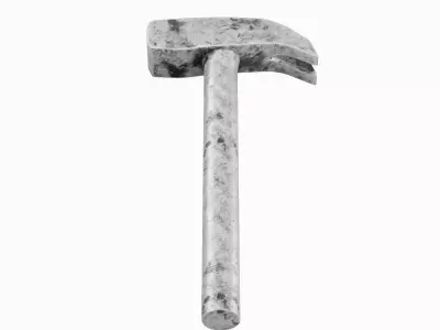 Iron Hammer 04 Low-poly 3D model