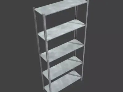Rack standard Low-poly 3D model