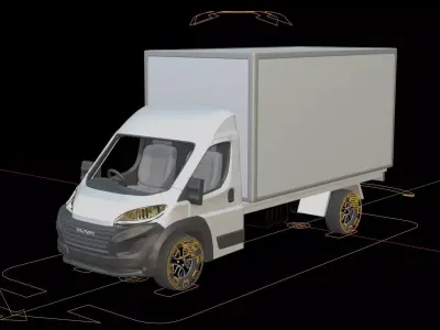 Ram Promaster Cutaway 3D model