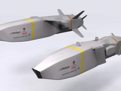 SOM-J Missile 3D model