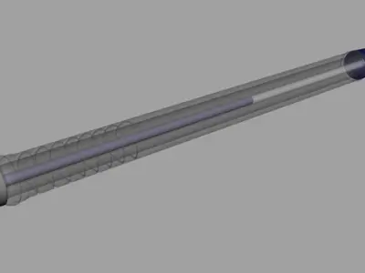 Pen P-XII 3D model