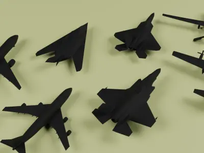 US Air Force 3D Pack 3D model