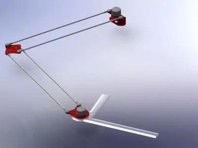 Drafter device with handle Free 3D model