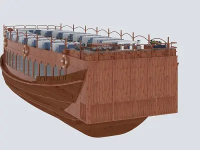 Saudi Sight-seeing Ship 3D model