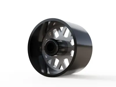 MOTO METAL SIEGE WHEEL 3D MODEL 3D model