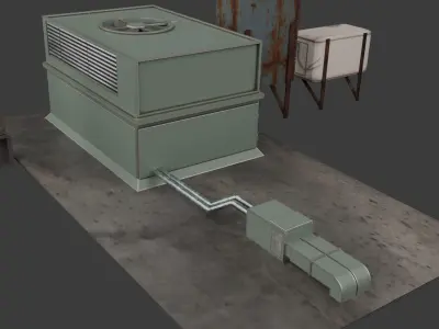 air-conditioning 3D model