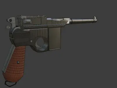 Weapon Mauser German 3D model