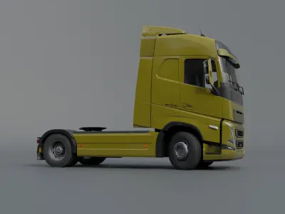 Volvo FH 2022 lowpoly Low-poly 3D model