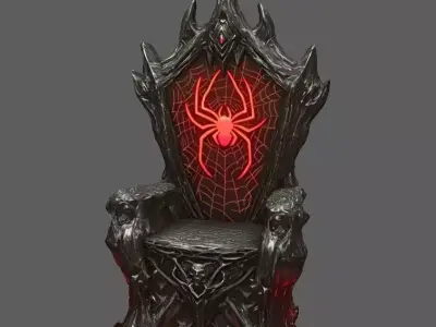 Throne 3D Model 3D model