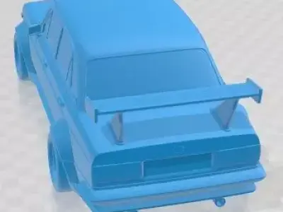 Seat 124 Serie 2 FL 1975 Tuning Printable Car 3D print model