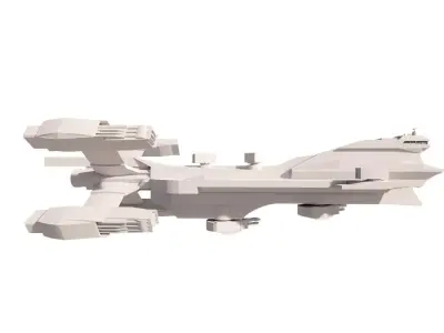  Spaceship-spacecraft-Ultra18 3D model