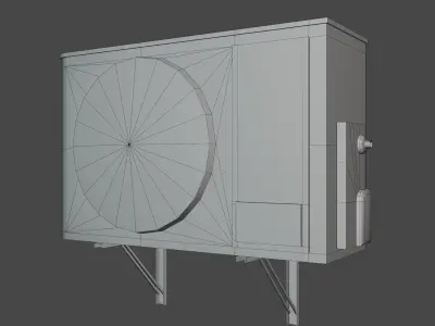AC Rusty - Low Poly  Game-Ready Low-poly 3D model