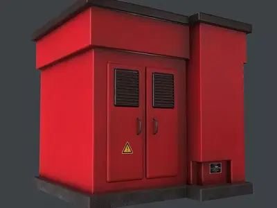 Generator VR PBR Low-poly 3D model