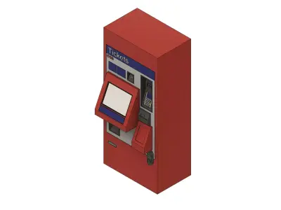 Ticket Machine OEBB 3D print model