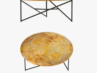 De Castelli Parsec Coffee Table Low-poly 3D model