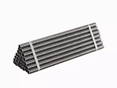 Industrial Pipes 02 3D model