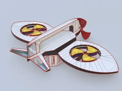 Concept Dron 3D model