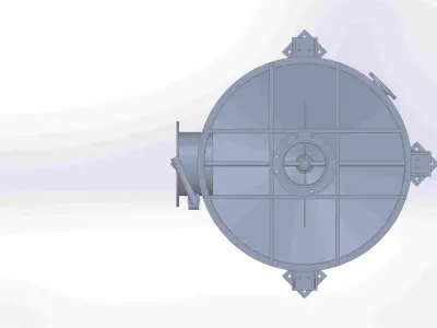 Industrial mixer Free 3D model