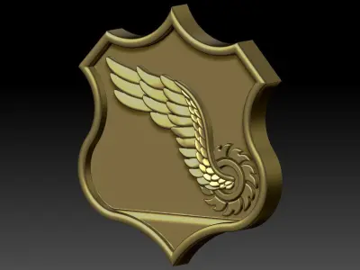 thai transport corps logo 3D model
