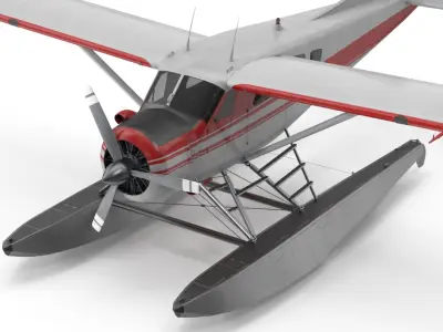 Seaplane 3D model buy