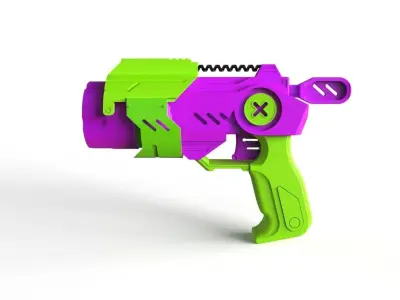 Toy gun 3D model 3D model purchase