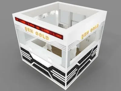 Exhibition Stand - ST0036 3D model