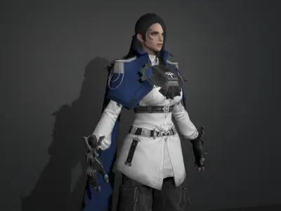 anke knight 3D model