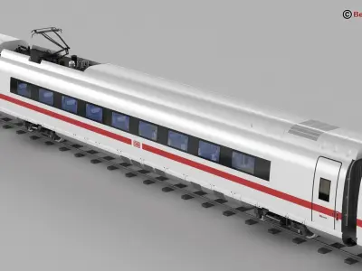 ICE 3 BR407 3D model