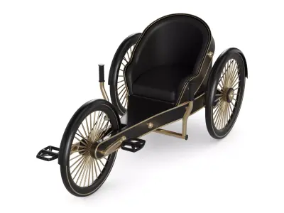 Recumbent Tricycle 3D model shop