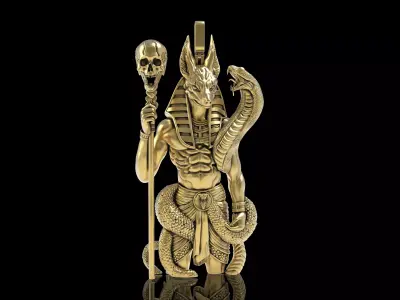 Egyptian God Hip Hop Pendant 3D print model
