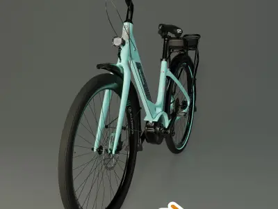BIANCHI LONG ISLAND E-BIKE 3D MODEL 3D model