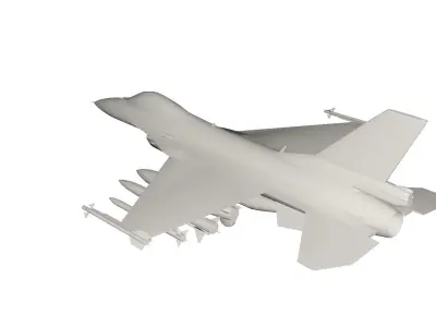 jet military airplane 3D model purchase