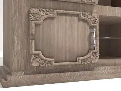 Silverware Cabinet 3D model