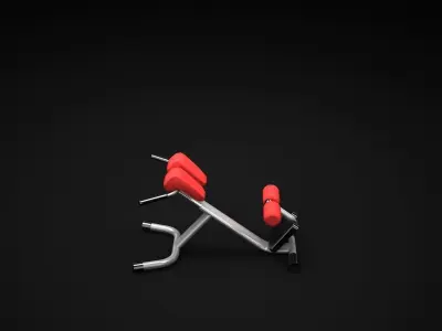 Bench Lower Back 3D model