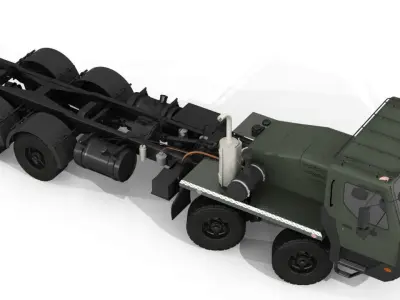 KRAZ -7634  3D model