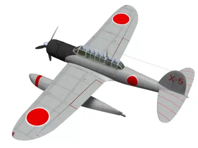Aichi E13A Jake 3D model purchase