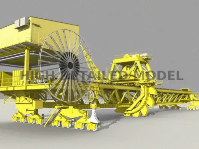 Mining equipment 3D model